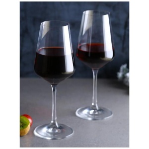 SANDRA Set 6 pahare sticla cristalina vin 350 ml - Img 11