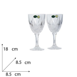 VIBES Set 6 pahare cristal Bohemia vin 250 ml - Img 4