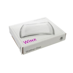 WINX Set 2 platouri sticla decorativa rosu - Img 3