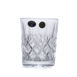 ANGELA Set 6 pahare cristal Bohemia whisky 320 ml - Img 1