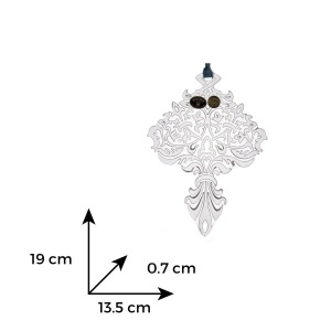 Decoratiune cristal Bohemia pentru Bradul de Craciun 19 cm - Img 4