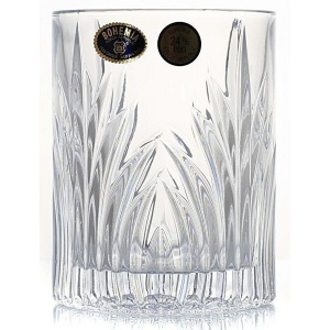 ELISE Set 6 pahare cristal Bohemia whisky 320 ml - Img 2