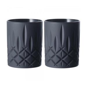 NOBLESSE BLACK Set 2 pahare sticla cristalina Nachtmann whisky 295 ml - Img 2