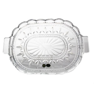 Platou cristal Bohemia 46 cm - Img 2