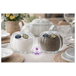 Set 2 solnite sare/piper cristal Bohemia model "DOVLEAC"