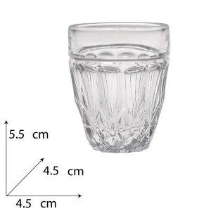 Set 6 pahare cristal Bohemia tuica 45 ml (36500) - Img 3