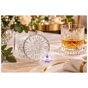 Set 7 piese suport cristal Bohemia pahare