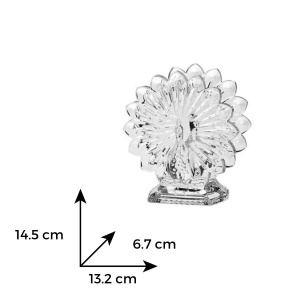 Suport servetele cristal Bohemia 14.5 cm - Img 7
