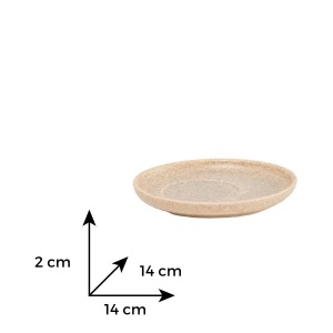 TETRIS Farfuriuta ceasca ceai/cappuccino ceramica 14 cm - Img 3
