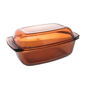 AMBER Vas sticla termorezistenta 3.5 l cu capac 1.6 l - Img 1