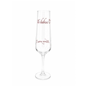AMORE Set 2 pahare sticla cristalina personalizate Bohemia sampanie 200 ml (Amore200) 