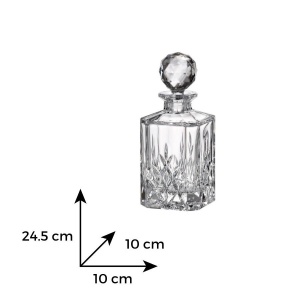 BRIXTON Decantor cristal Bohemia whisky 800 ml - Img 4