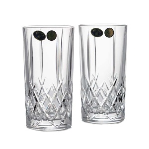 BRIXTON Set 6 pahare cristal Bohemia apa 350 ml - Img 2