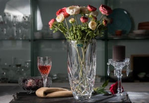 CHRISTIE Vaza cristal Bohemia 30.5 cm - Img 2