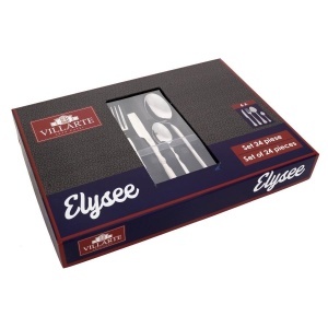 ELYSEE - Set tacamuri inox 18/0 VILLARTE