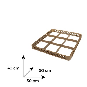 Extensie Cos UNIVERSAL pentru masina de spalat vase 50*50*4 cm (9 compartimente) - Img 2