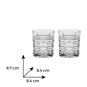 KENSINGTON Set 6 pahare cristal Bohemia whisky 320 ml - Img 2