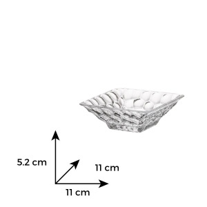 MARBLE - Boluri sticla cristalina Bohemia 11 cm (set 4 bucati) (6KG59-99W24-110)