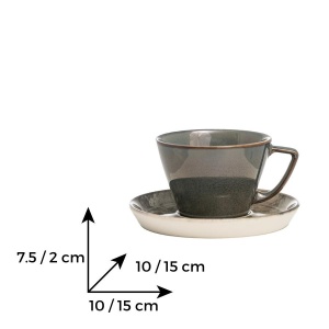 MARMARA Serviciu ceai/cappuccino portelan 6 persoane 230 ml - Img 2