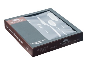 NOBU Set tacamuri inox 18/10 - 6 persoane (30 piese) - Img 4