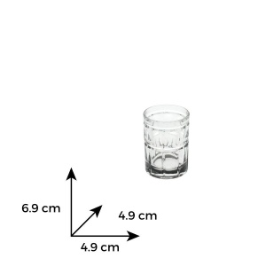 PAUL Set 6 pahare cristal Bohemia shot 45 ml - Img 6