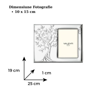 Rama foto Argint Pomul Vietii 10x15 cm (51106-3XL) 