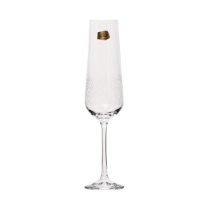 SANDRA FROZEN Set 6 pahare sticla cristalina sampanie 200 ml - Img 5