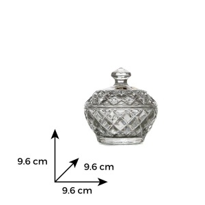 Set servire cafea Cristal Bohemia (4 piese) (99999-14100-004) - DIMENSIUNI ZAHARNITA