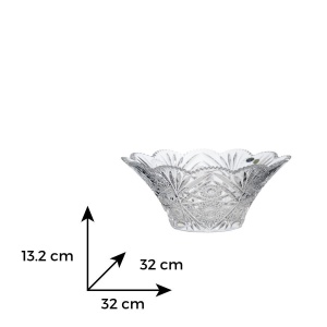 SISSI Bol cristal Bohemia 32 cm - Img 3