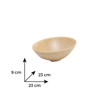 TETRIS Bol inclinat ceramica 23 cm - Img 2
