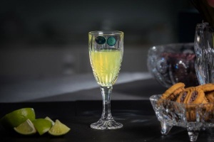 VIBES Set 6 pahare cristal Bohemia lichior 50 ml - Img 2