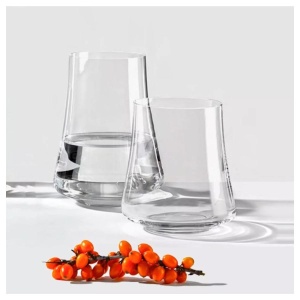 XTRA Set 6 pahare sticla cristalina whisky 350 ml - Img 10