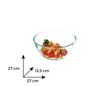 Bol salata sticla termorezistenta 3.5 l - Img 3