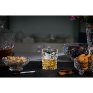 BRITTANY Set 6 pahare cristal Bohemia whisky 240 ml - Img 1