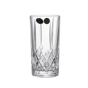 BRIXTON Set 6 pahare cristal Bohemia apa 350 ml - Img 3