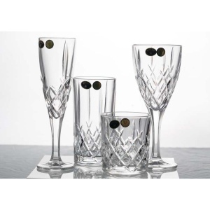 BRIXTON Set 6 pahare cristal Bohemia vin 250 ml - Img 5