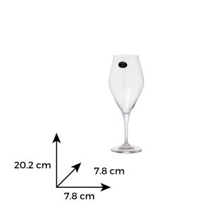 GAVIA - Pahare vin alb sticla cristalina Bohemia 300 ml (set 6 pahare) (91L-1SI97-300)