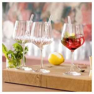 GIN & TONIC Set 4 pahare sticla cristalina Nachtmann gin tonic 640 ml - Img 1
