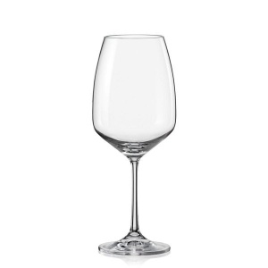 GISELLE Set 6 pahare sticla cristalina vin / apa 560 ml - Img 2