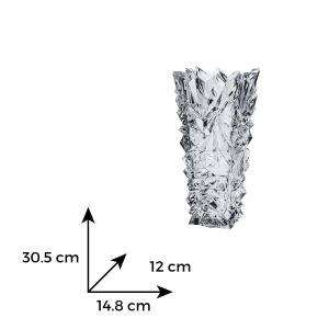 GLACIER - Vaza Cristal Bohemia 30.5 cm (89J59-93K52-305)