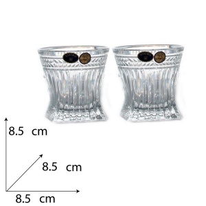 IMPERIAL Set 6 pahare cristal whisky 240 ml - Img 3