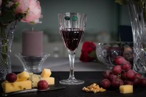 LONDON Set 6 pahare cristal Bohemia vin 250 ml - Img 3