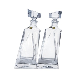 LOVERS Set 2 decantoare cristal Bohemia 500 ml - Img 5