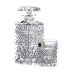 MADISON Set 6 pahare si decantor cristal Bohemia whisky - Img 5