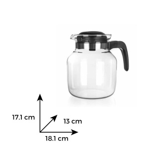 MATURA Ceainic sticla termorezistenta 1.5 l - Img 4