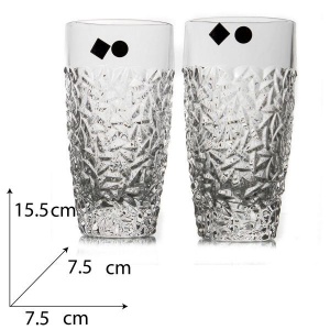 NICOLETTE Set 6 pahare cristal Bohemia apa/suc 430 ml - Img 3