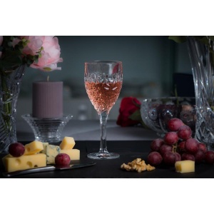 NICOLETTE Set 6 pahare cristal Bohemia vin 320 ml - Img 1