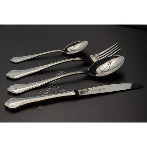 PALAZZO Set tacamuri inox 18/10 - 6 persoane (24 piese) - Img 1