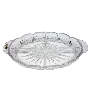 Platou oval compartimentat Cristal Bohemia 40.5 cm (90101-67410-405)