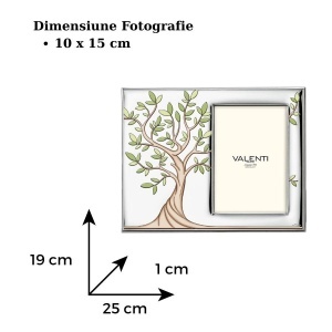 Rama foto Argint  10x15 cm Pomul Vietii Color (51107-3XL) 